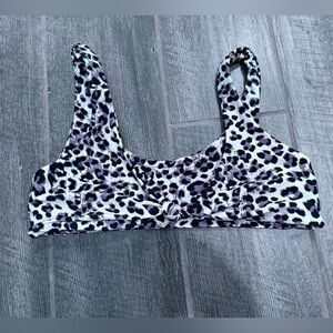 Blackbough Leopard Twist Bikini Swim Top‎